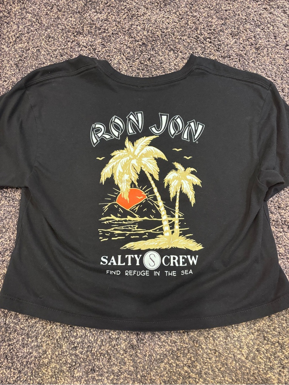 Salty Crew Black Crop Top (1 DAY LEFT!) - Picture 2 of 2